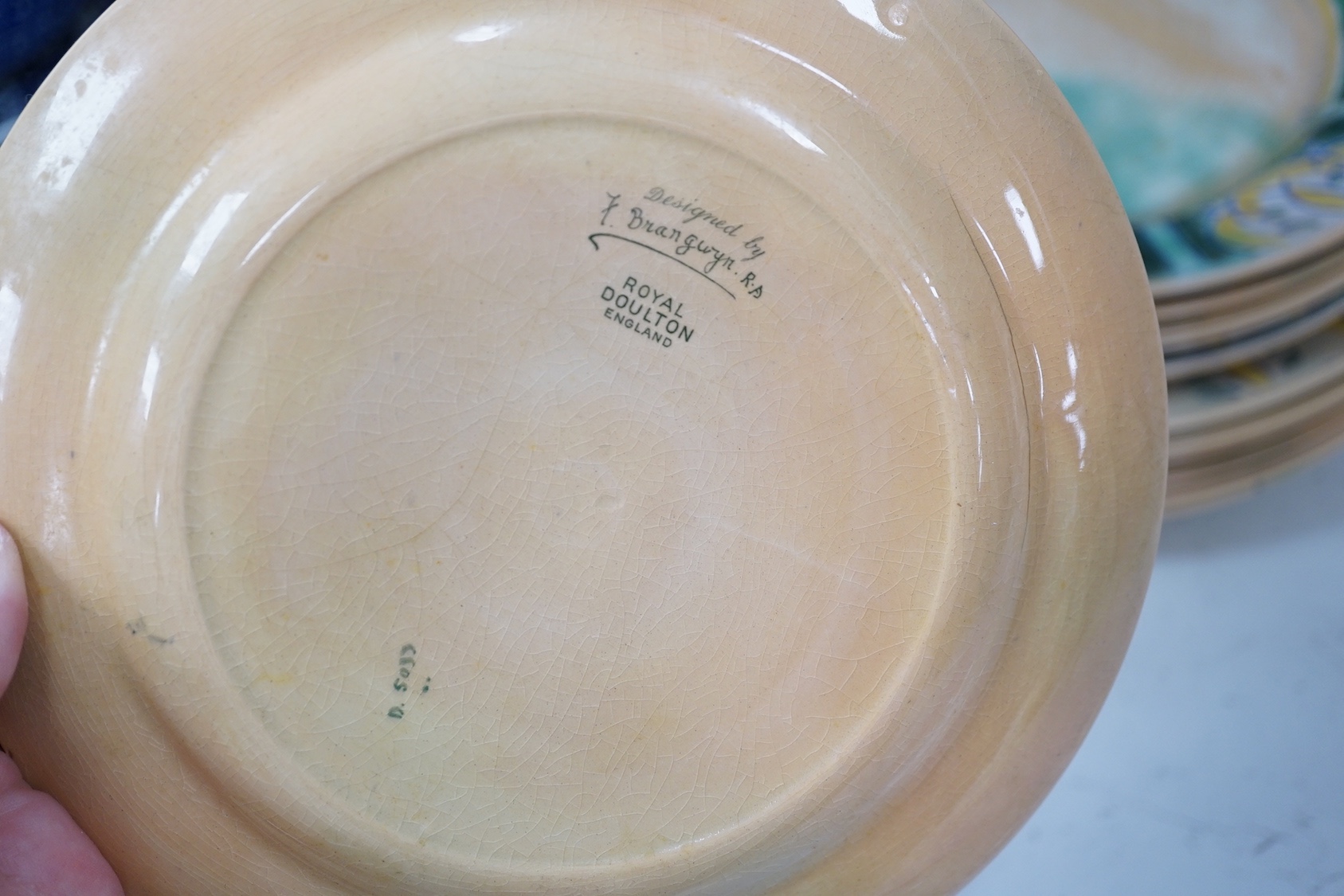 A Royal Doulton 'Brangwyn' part dinner service